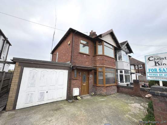 3 bedroom Semi Detached for sale in Blackpool