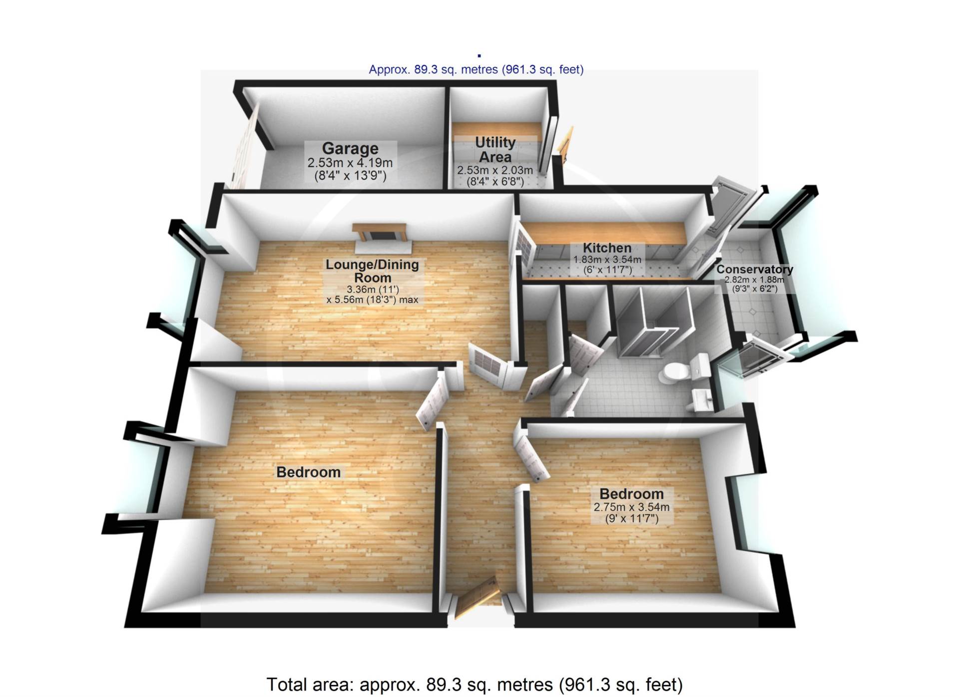 Additional Property Image 2 bedroom Detached Bungalow for sale in Bideford 11